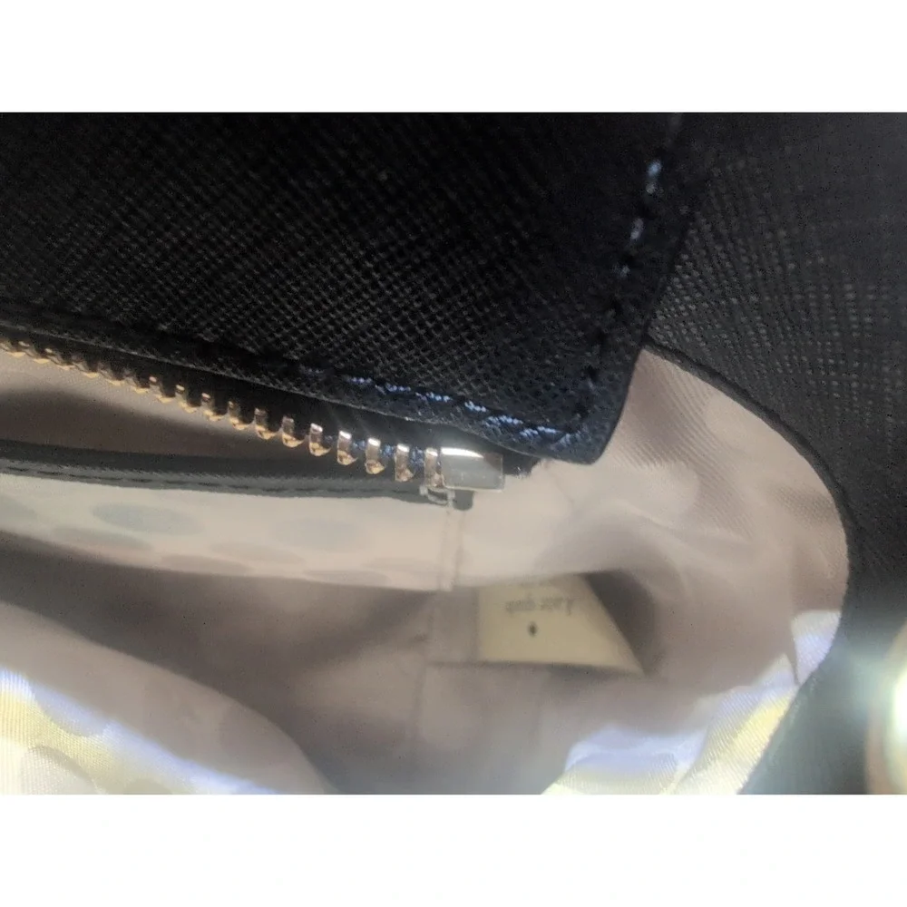 Kate Spade Cedar Street Small Hayden Black Leather Satchel Handbag Purse